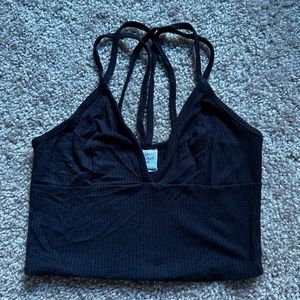 Tilly’s Destined brand black crop top size S
